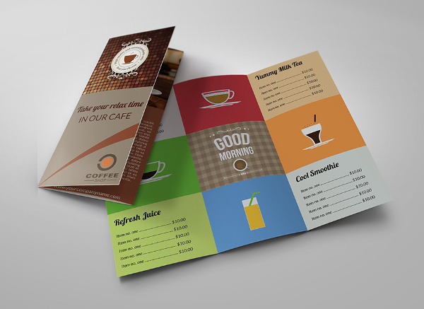 Sample Coffee Brochure Design