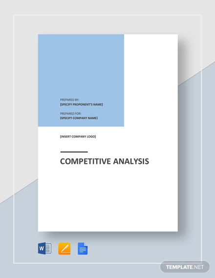 sample competitive analysis template