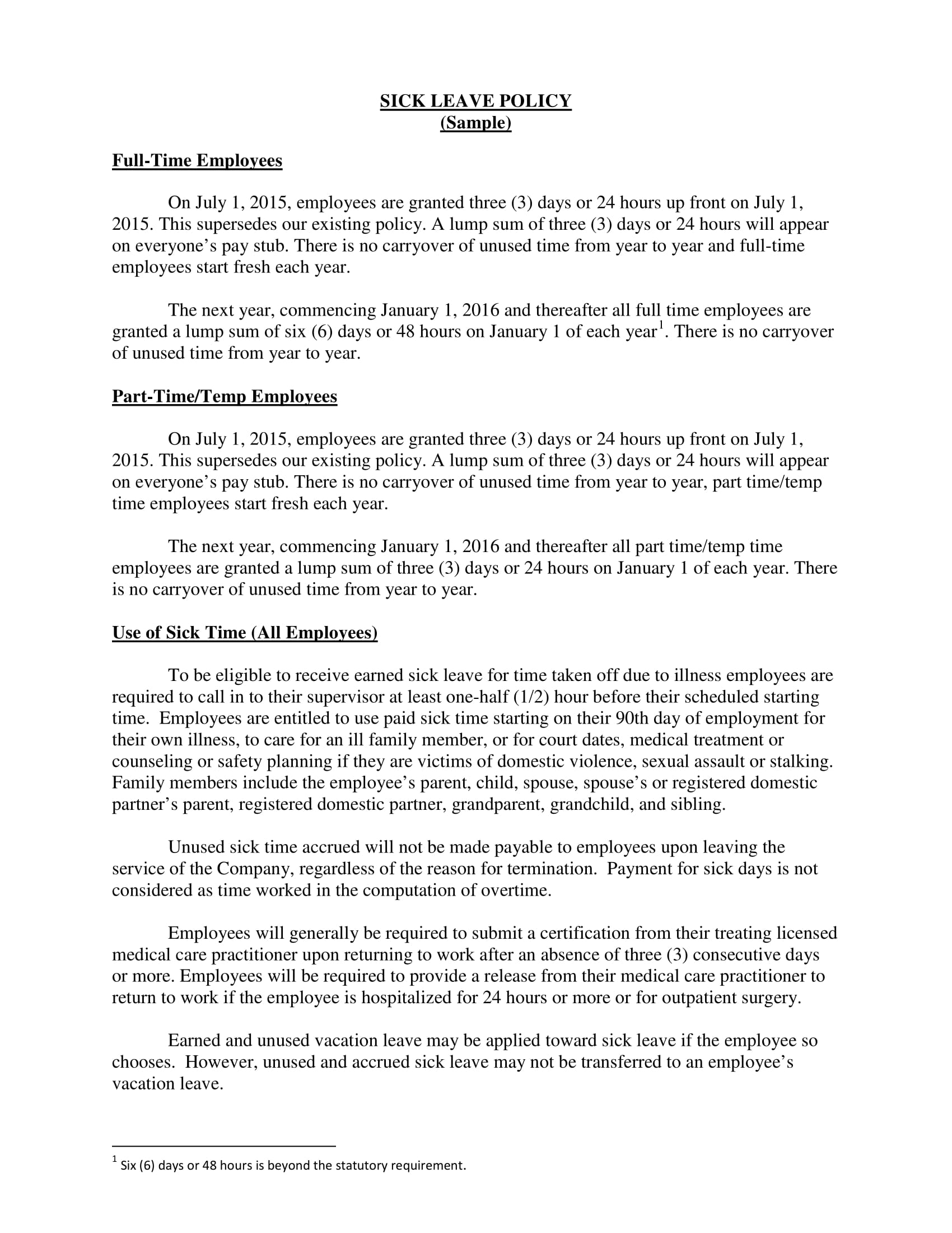 Leave Policy 19+ Examples, Format, Pdf Examples