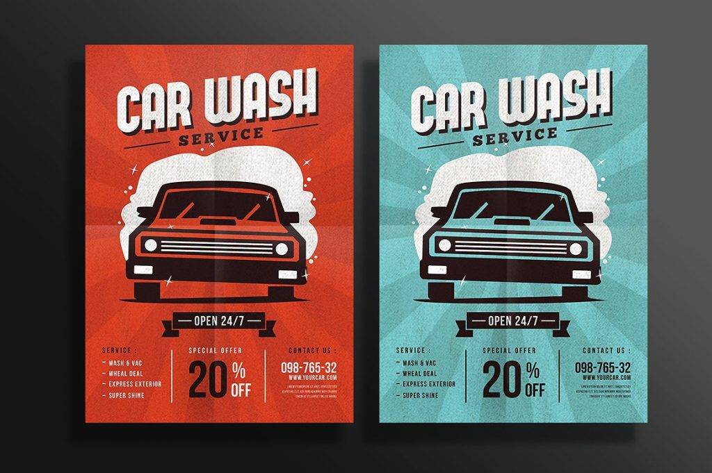 Simple Car Wash Flyer