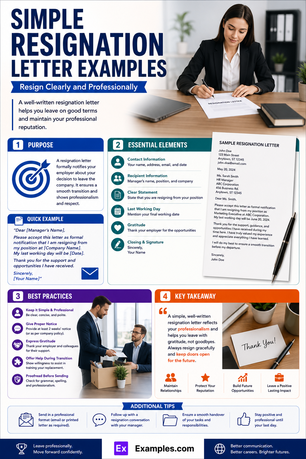 59+ Simple Resignation Letter Examples to Download