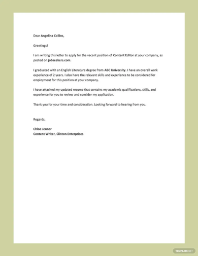 Cover Letter 45 Examples Format Sample Examples