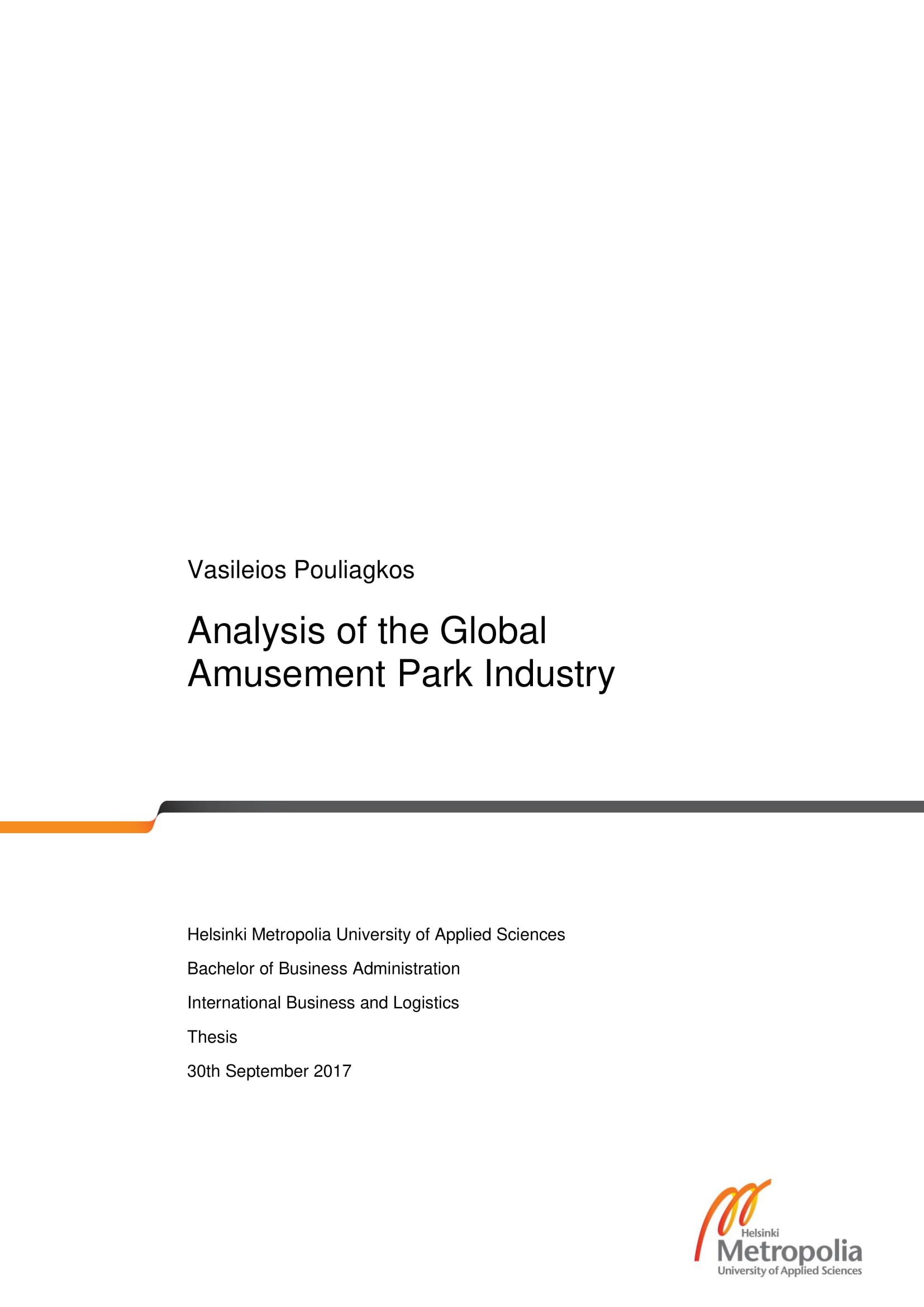 thesis industry analysis