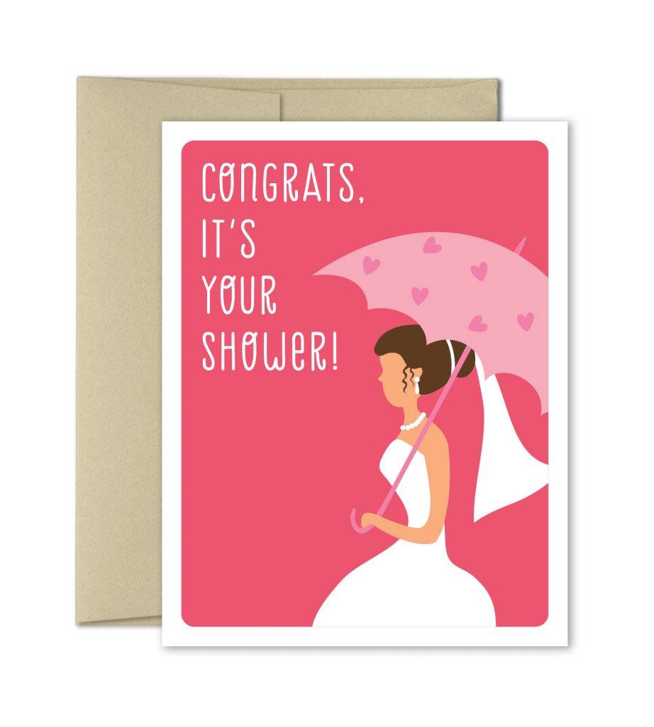 wedding shower card