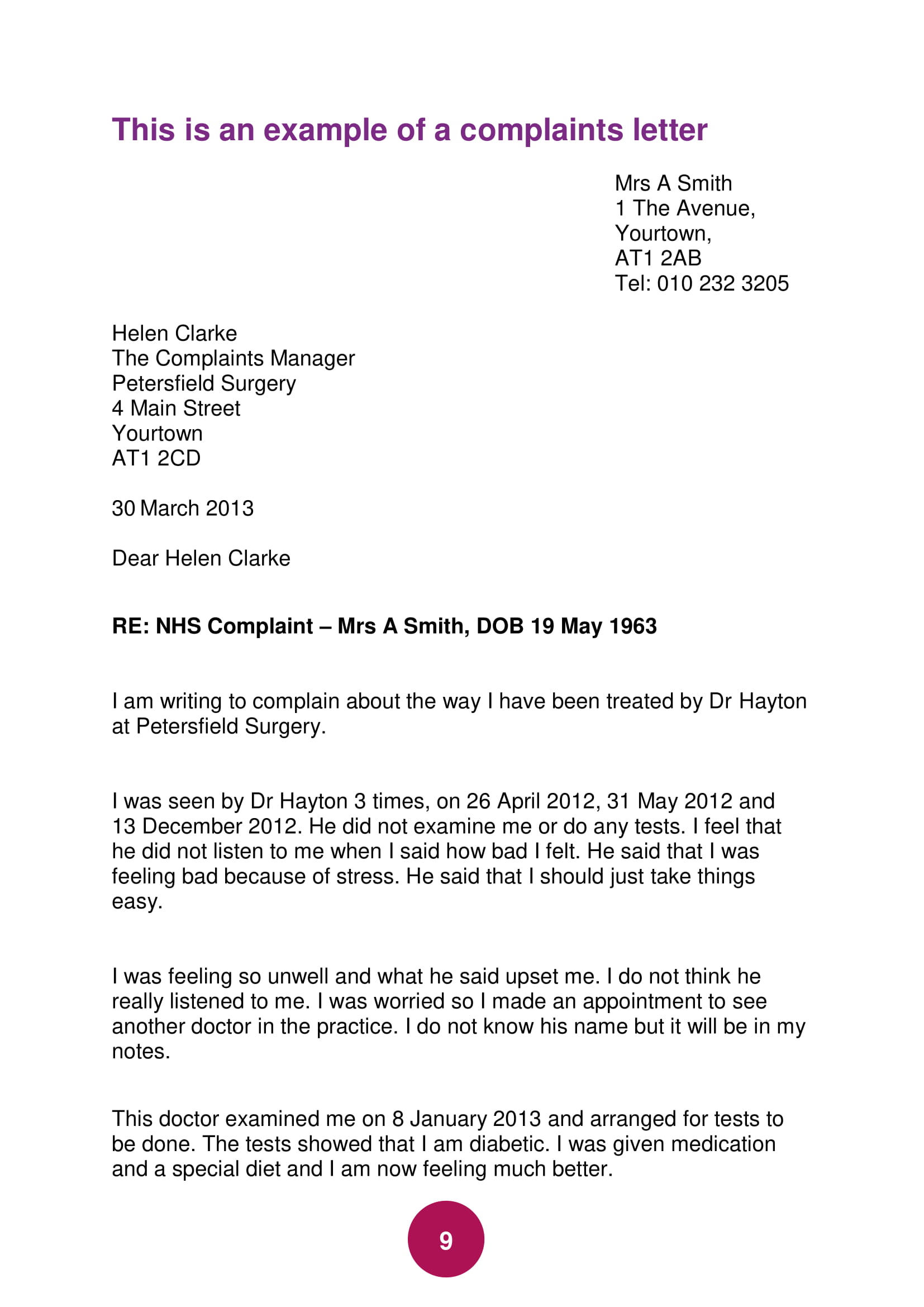 45 Complaint Letter Examples To Download Examples 45 Complaint Letter Examples To Download Examples