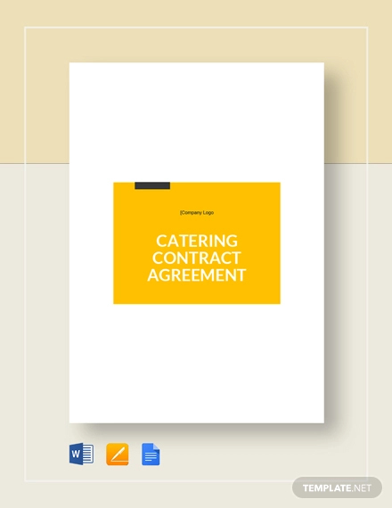 catering agreement contract