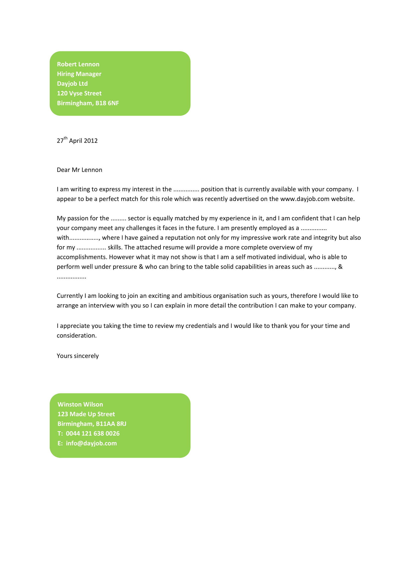 cover letter template 3 1