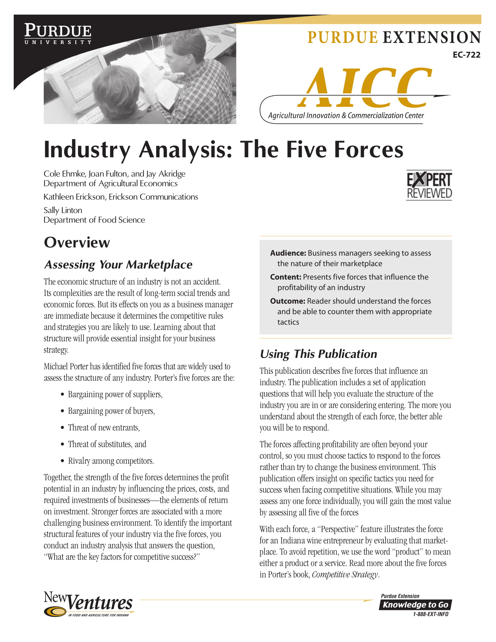 example of industry analysis in a business plan