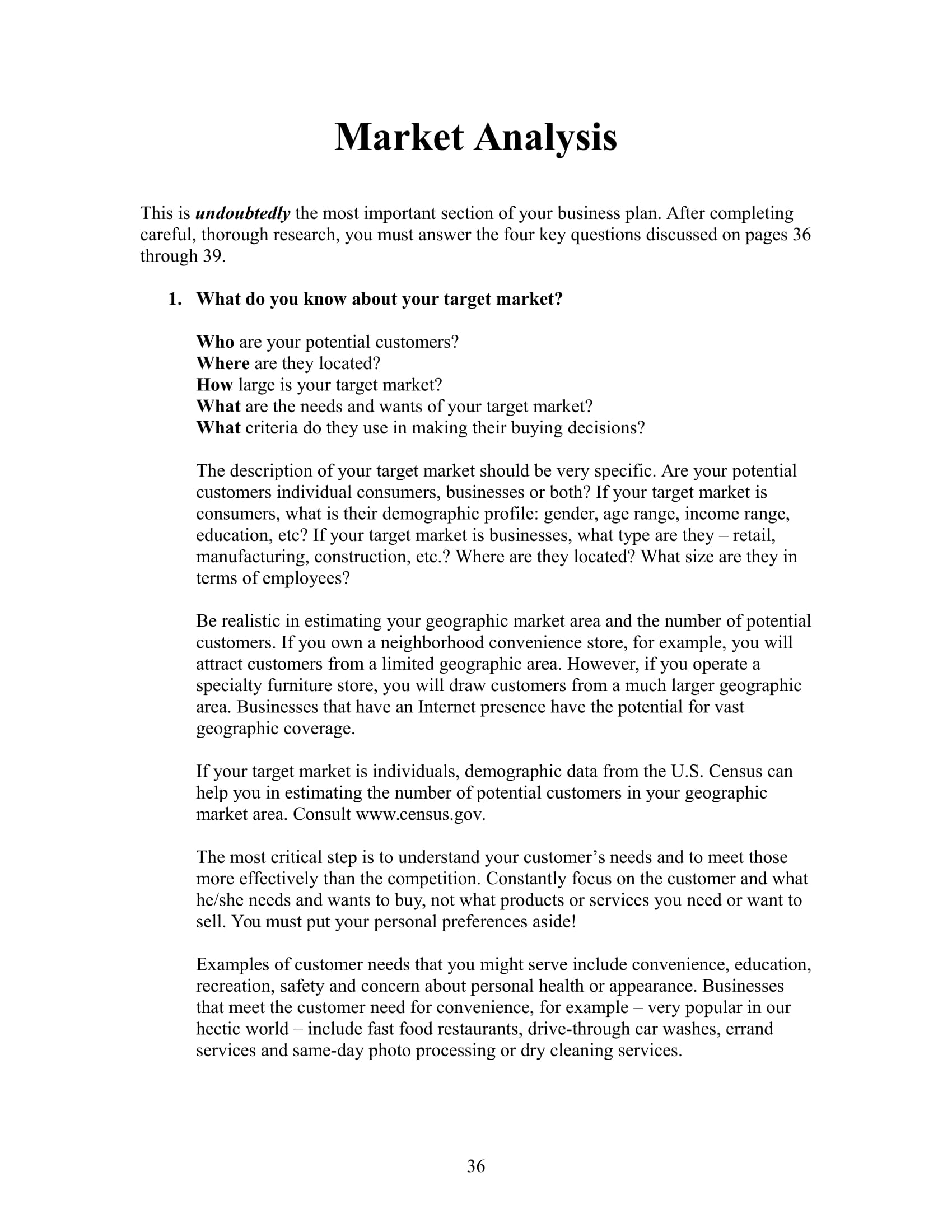 Examples Of A Market Research