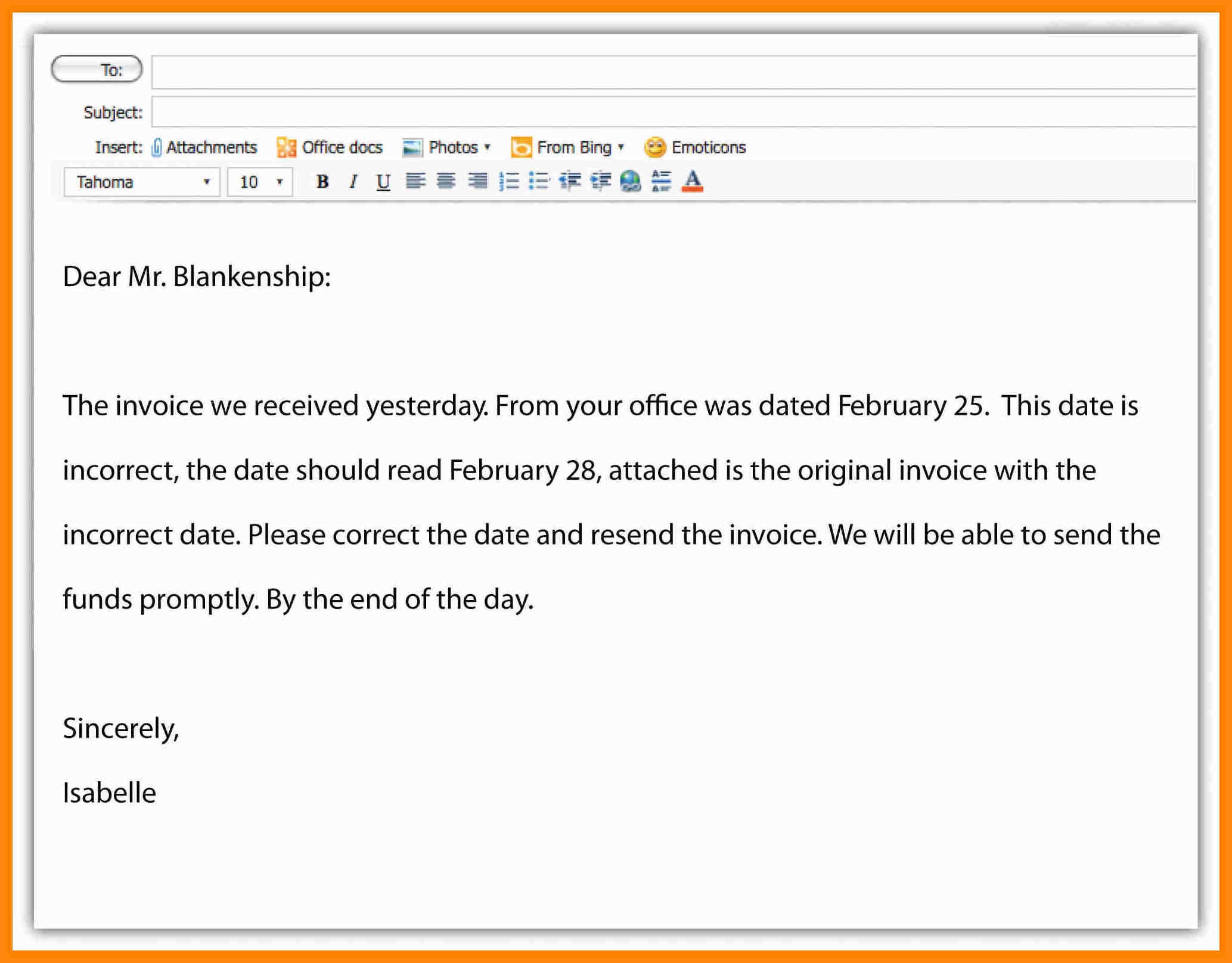 Email Writing Examples  Examples