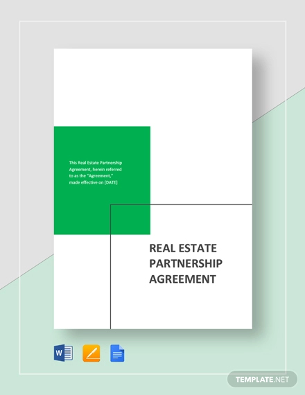 real estate partnership agreement1