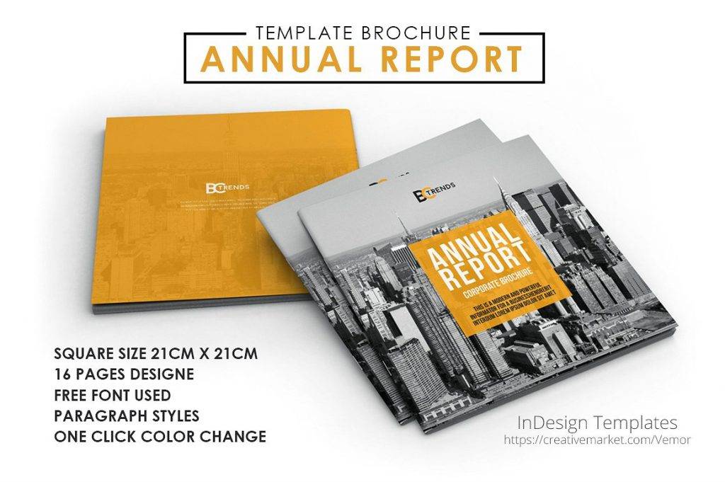 2017 Annual Report Brochure Template