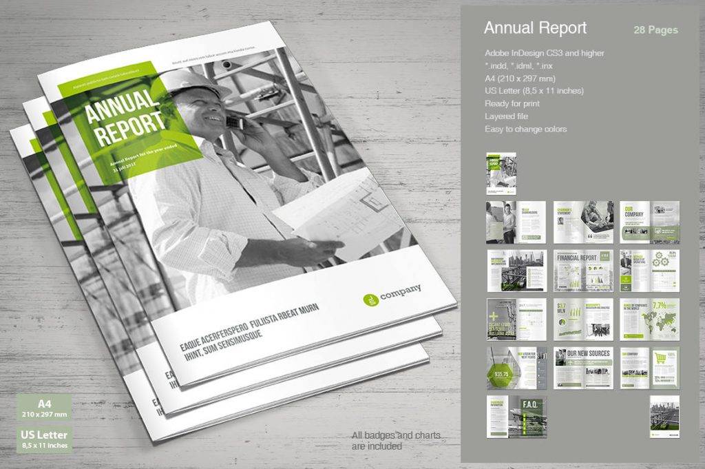 Annual Report Print Template