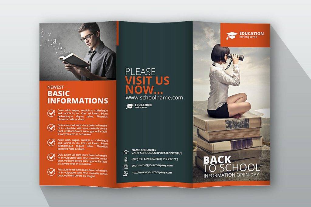 Education Trifold Brochure - 17+ Examples, Format, Pdf | Examples