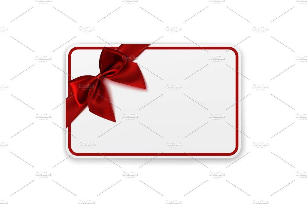 blank gift card template