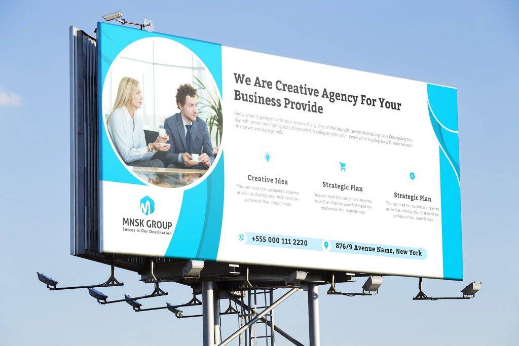 business billboard design example