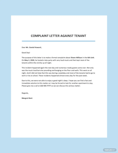 Complaint Letter Examples - 24+ in PDF, Word | Examples