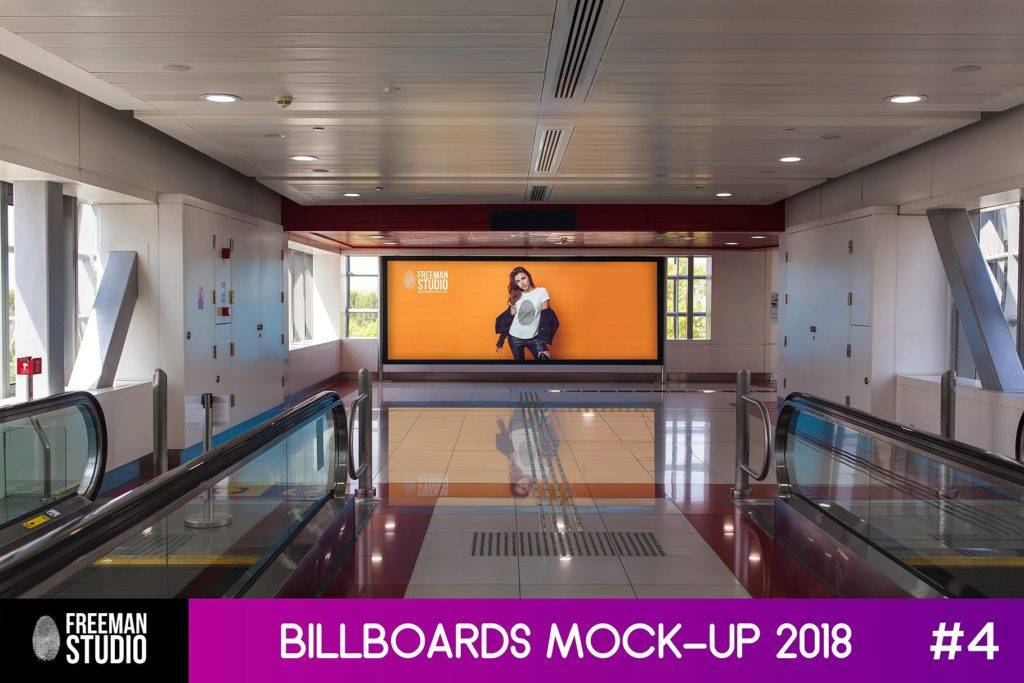 corporate billboards mock up example