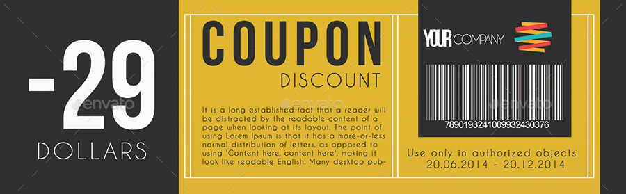 elegant discount coupon