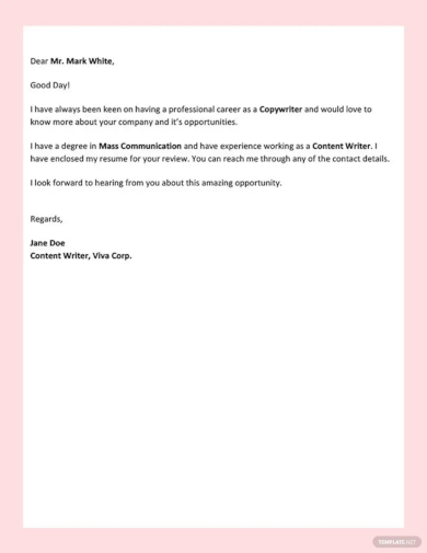 Free Professional Letter of Interest Template