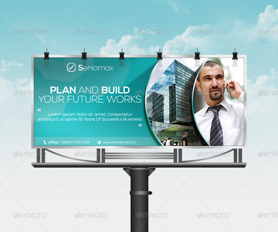 Fully Editable Corporate Billboard Example