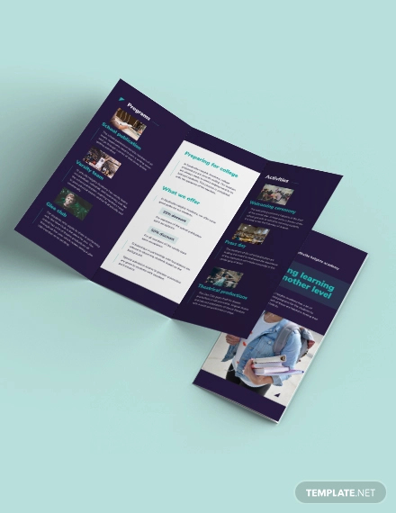 Education Trifold Brochure - 17+ Examples, Format, Pdf | Examples