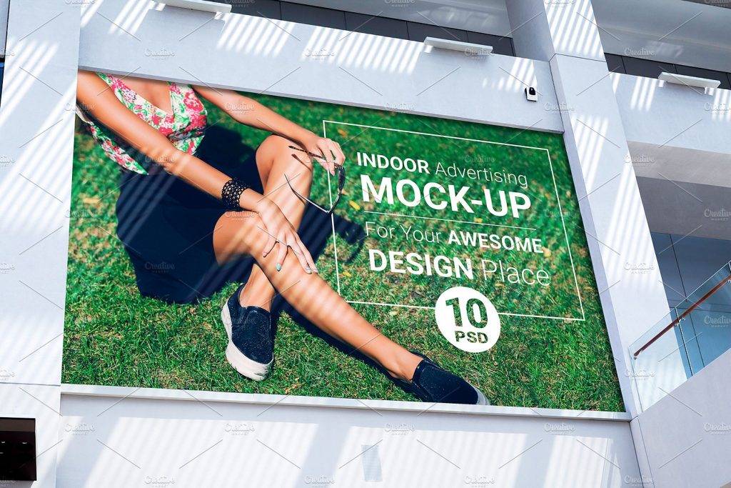 indoor advertising billboard design example