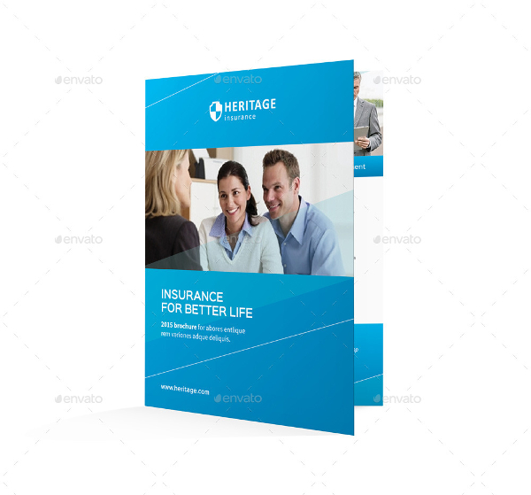 Insurance Company Bifold/Half-Fold Brochure