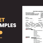 Job Sheet Examples