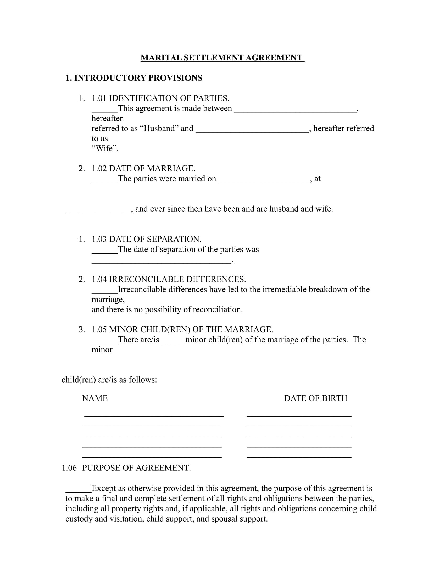 Simple Settlement Agreement Template from images.examples.com