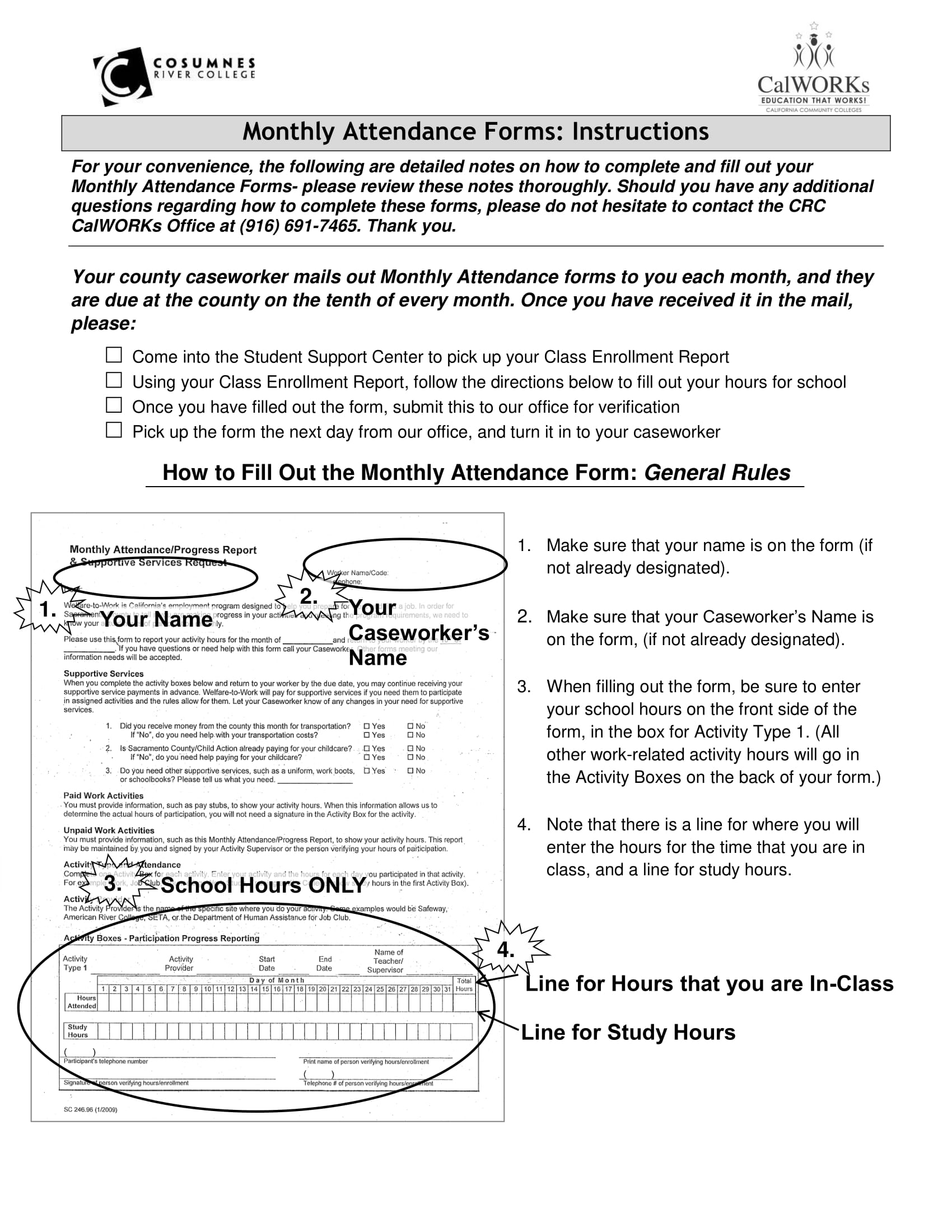 monthly employee attendance form
