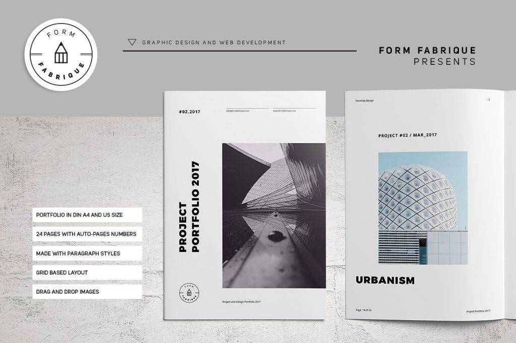 multipurpose studio project and photography portfolio and brochure