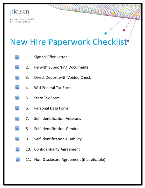 Pre-Employment Checklist - 12+ Examples, Format, Pdf | Examples