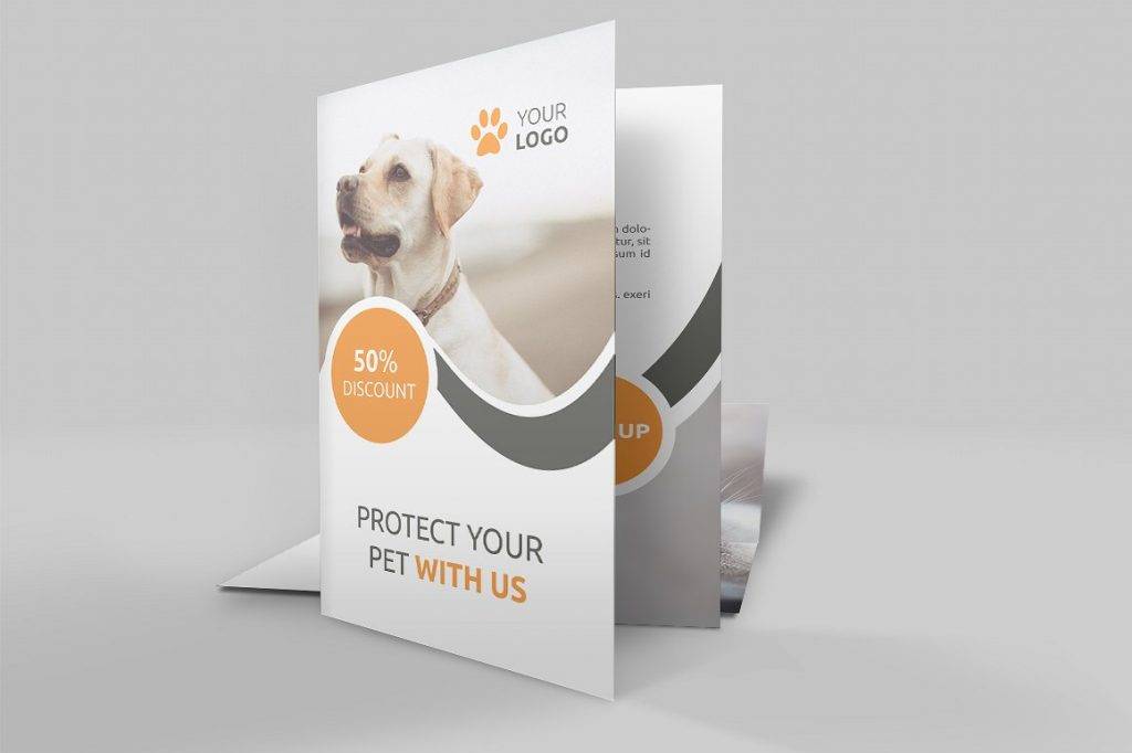 pet shop dog show brochure example