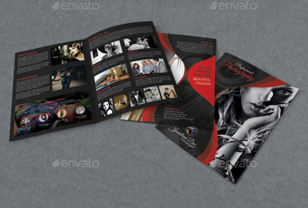 Photography Bifold Brochure Design