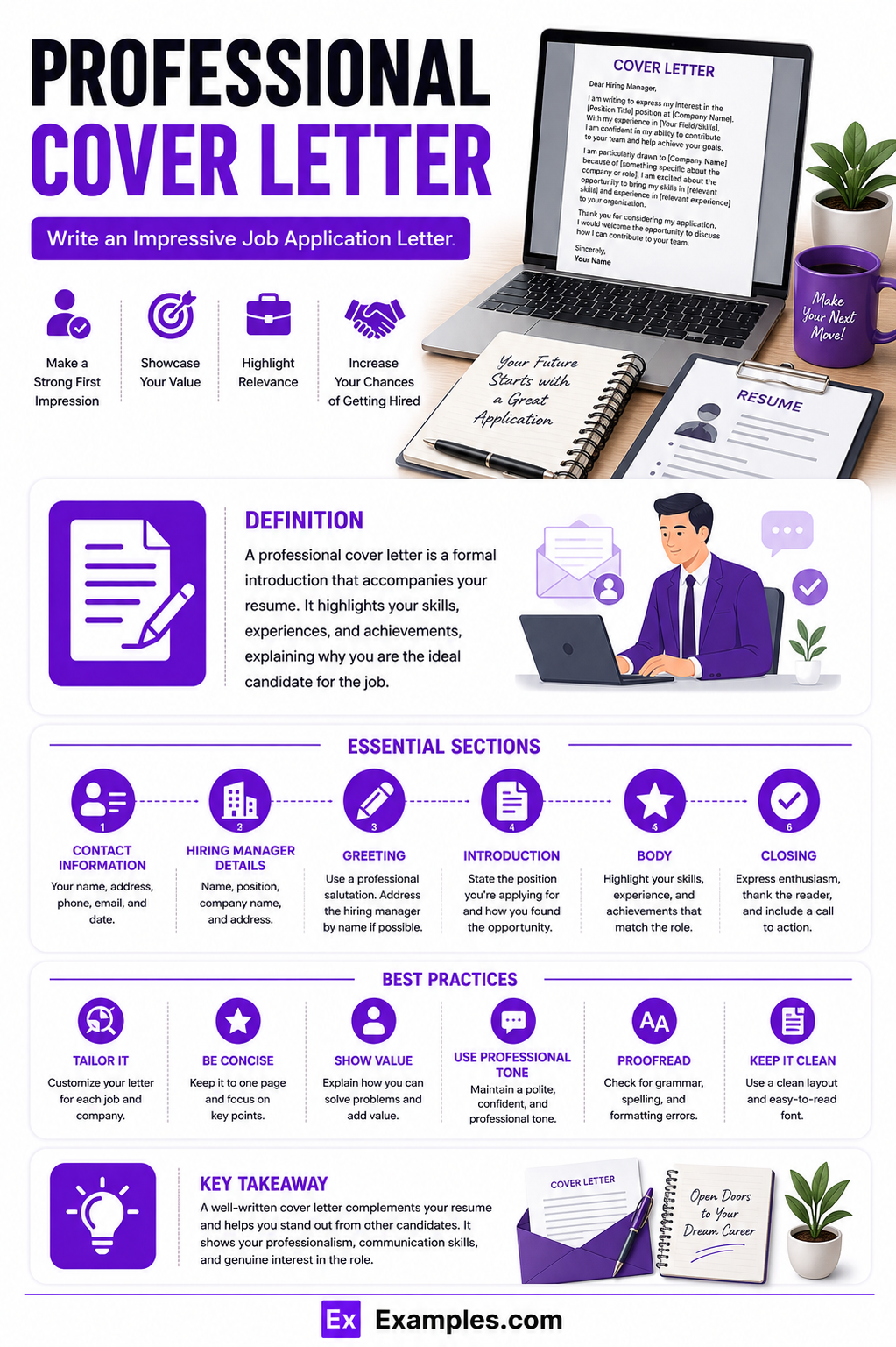 10+ Professional Cover Letter Examples to Download