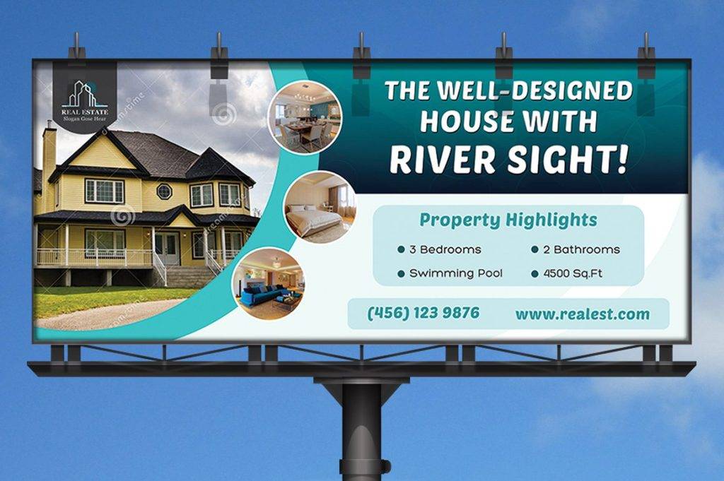 16+ Real Estate Billboard Designs and Examples - PSD, AI | Examples