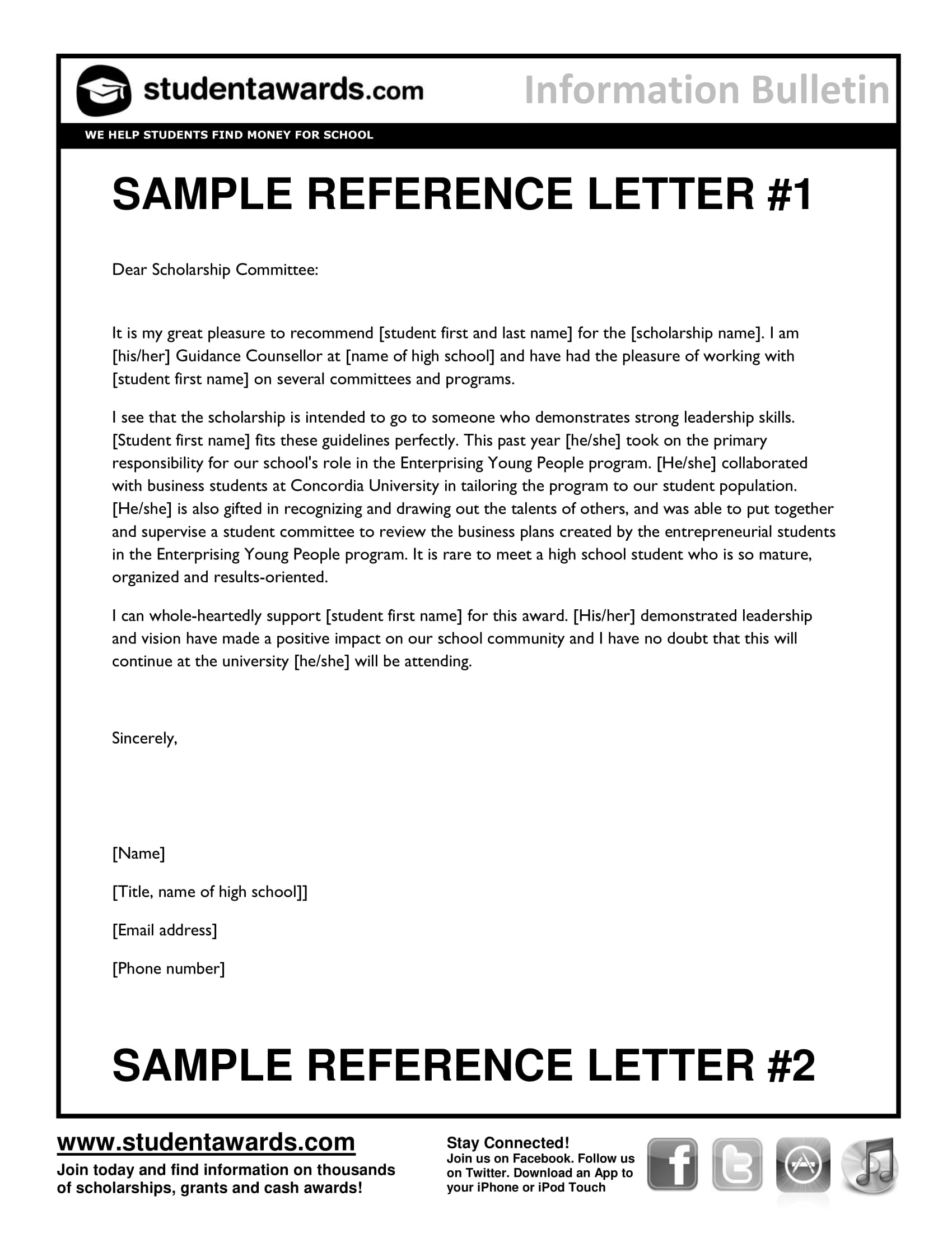 Simple Reference Letter Format