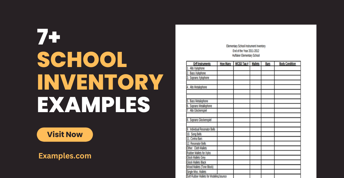 Office Supplies Inventory Template - PDF Templates