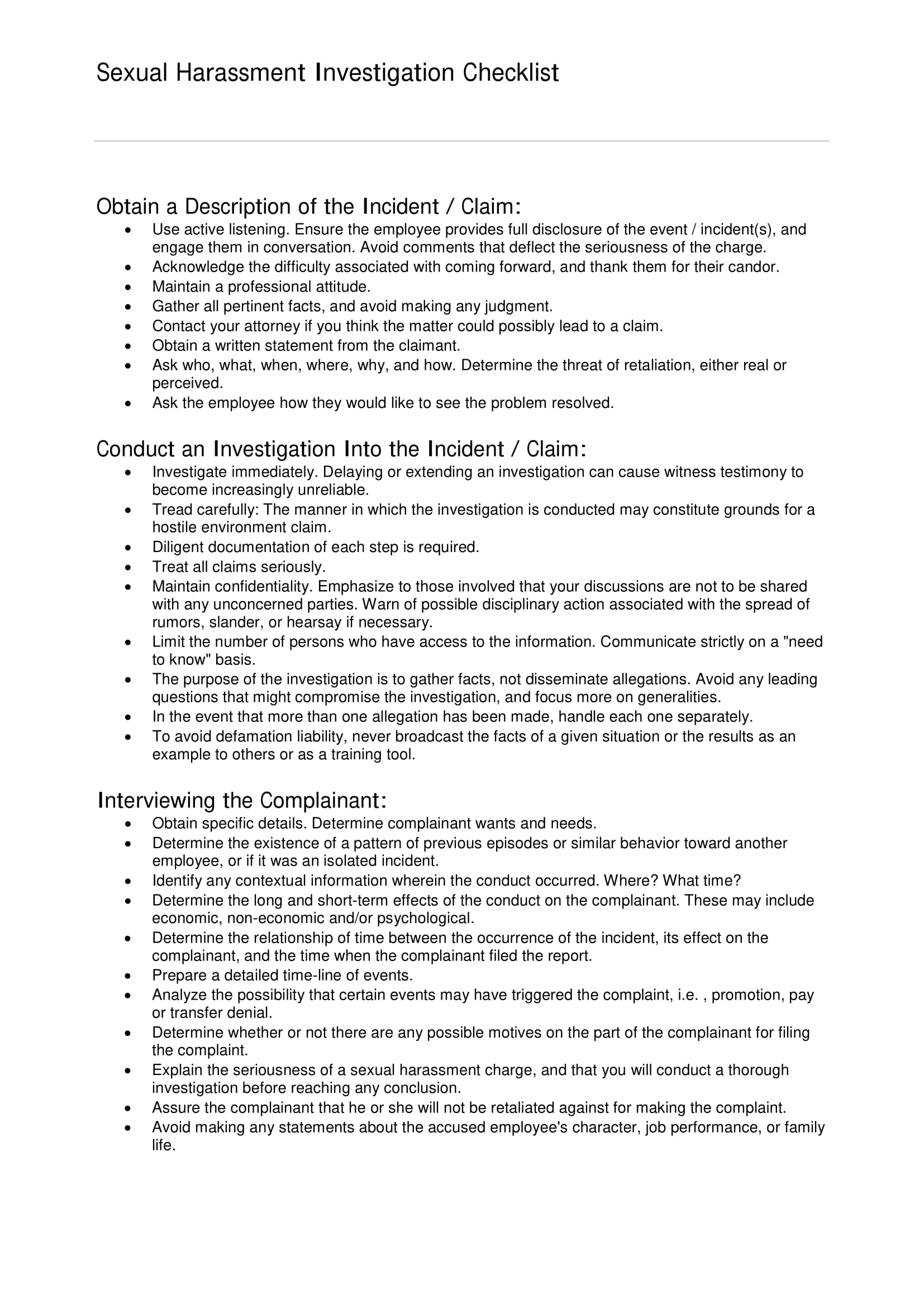 harassment-investigation-checklist-12-examples-format-pdf-examples