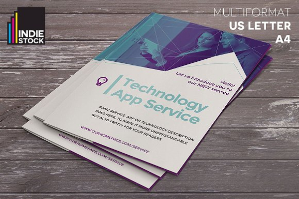 technology brochure template