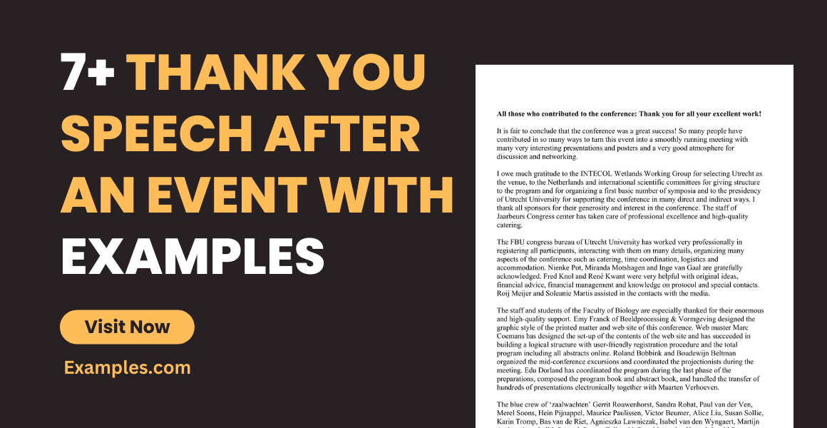 How To Write a Thank You Message for Attending an Event