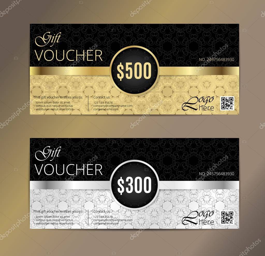 voucher gift template coupon certificate vouchers examples