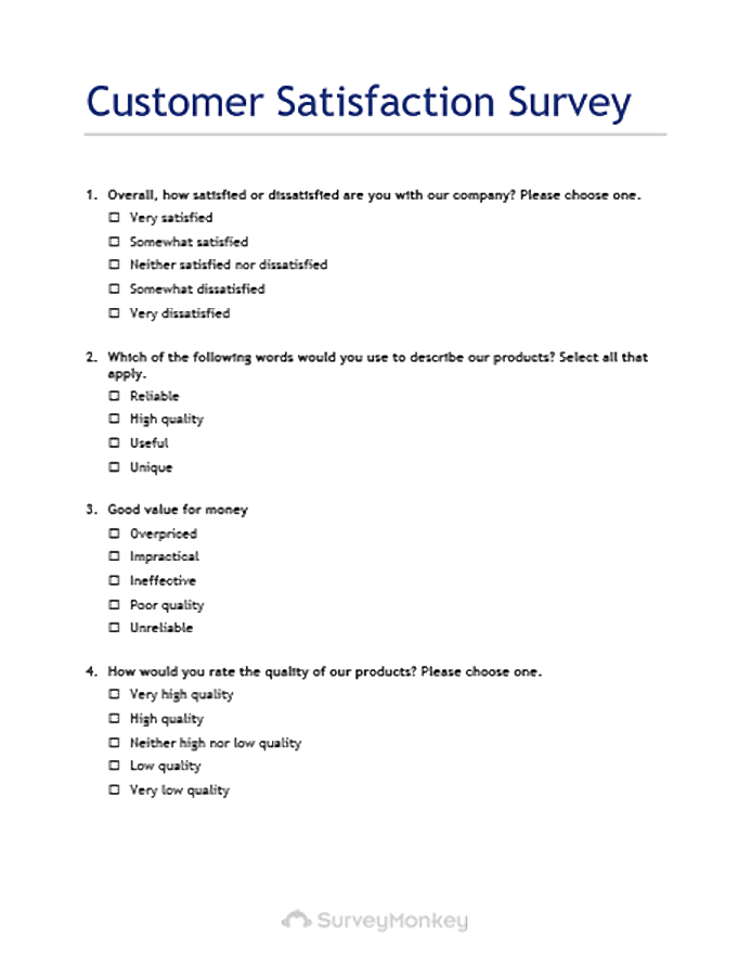 Survey - 23+ Examples, Format, How to, Pdf
