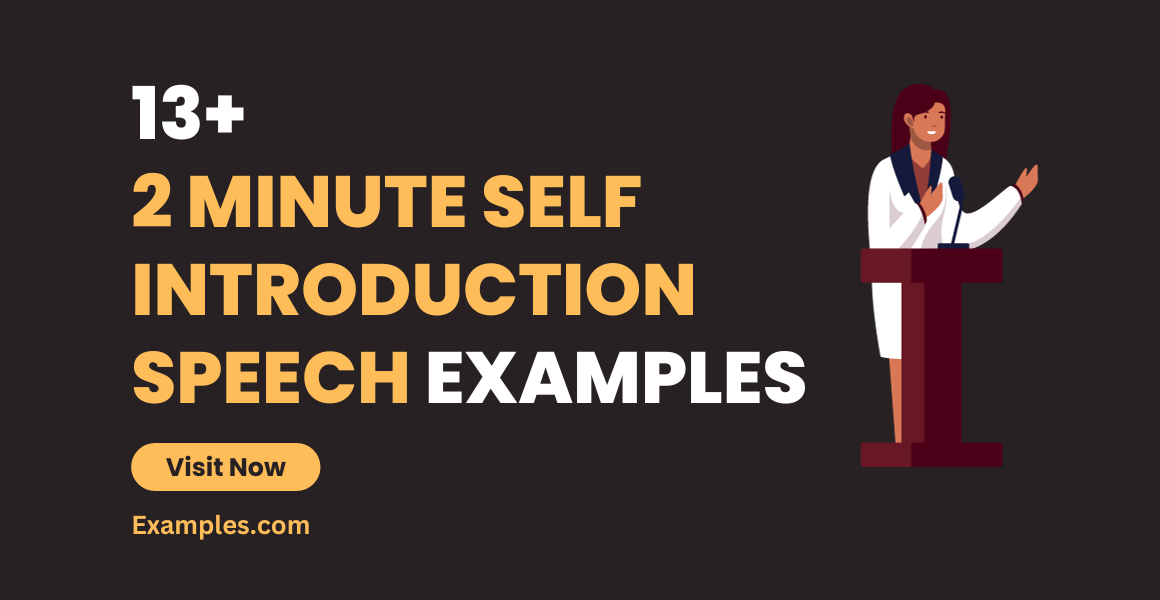 2 minute self introduction speech examples for college students