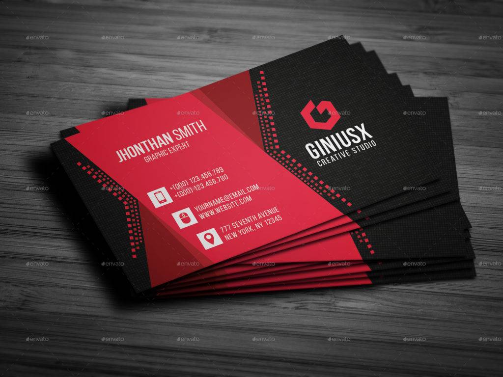 2 in 1 corporate business card