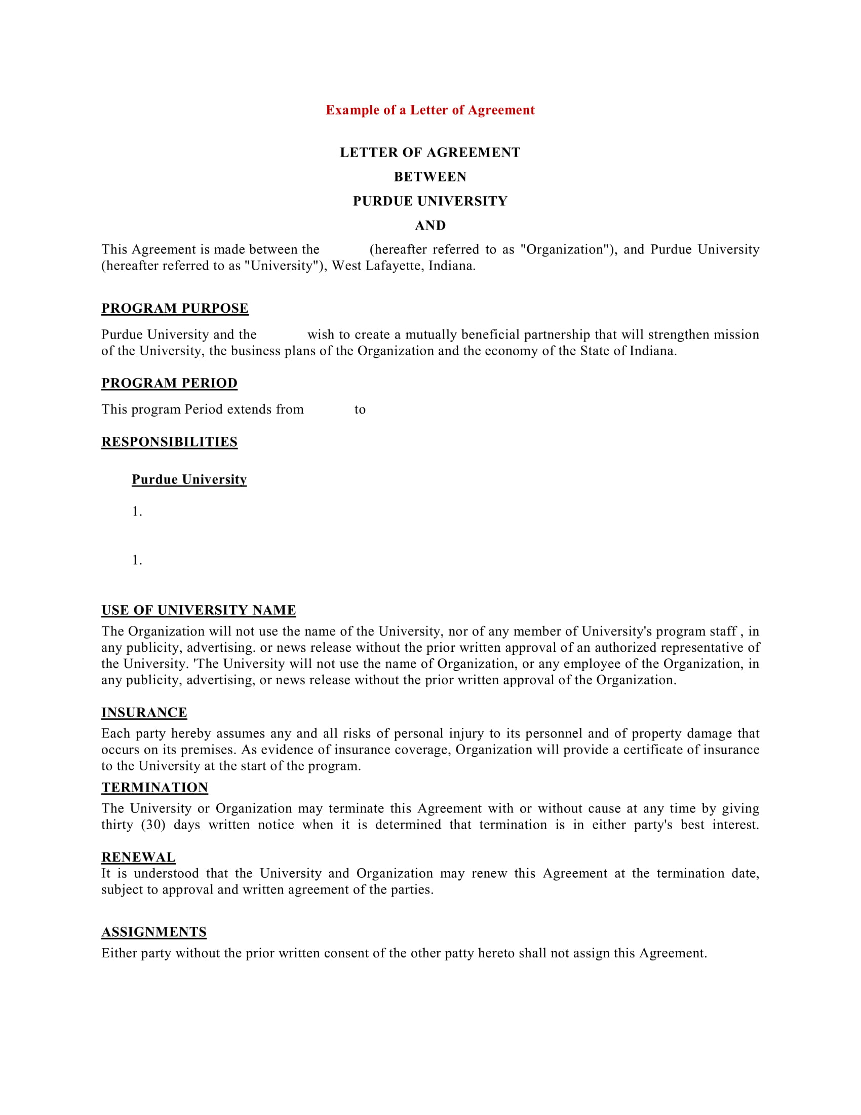 8 agreement letters written Examples  Letter  Examples Business Agreement   9 PDF, DOC