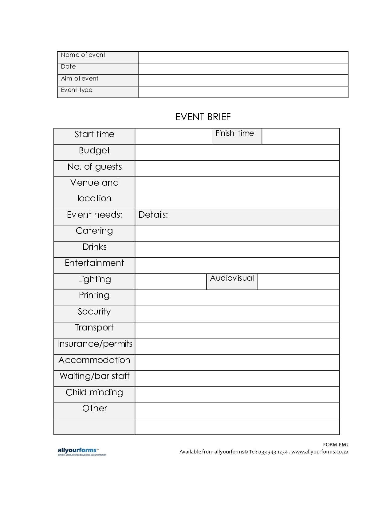 event-brief-tips-examples-format-pdf-examples