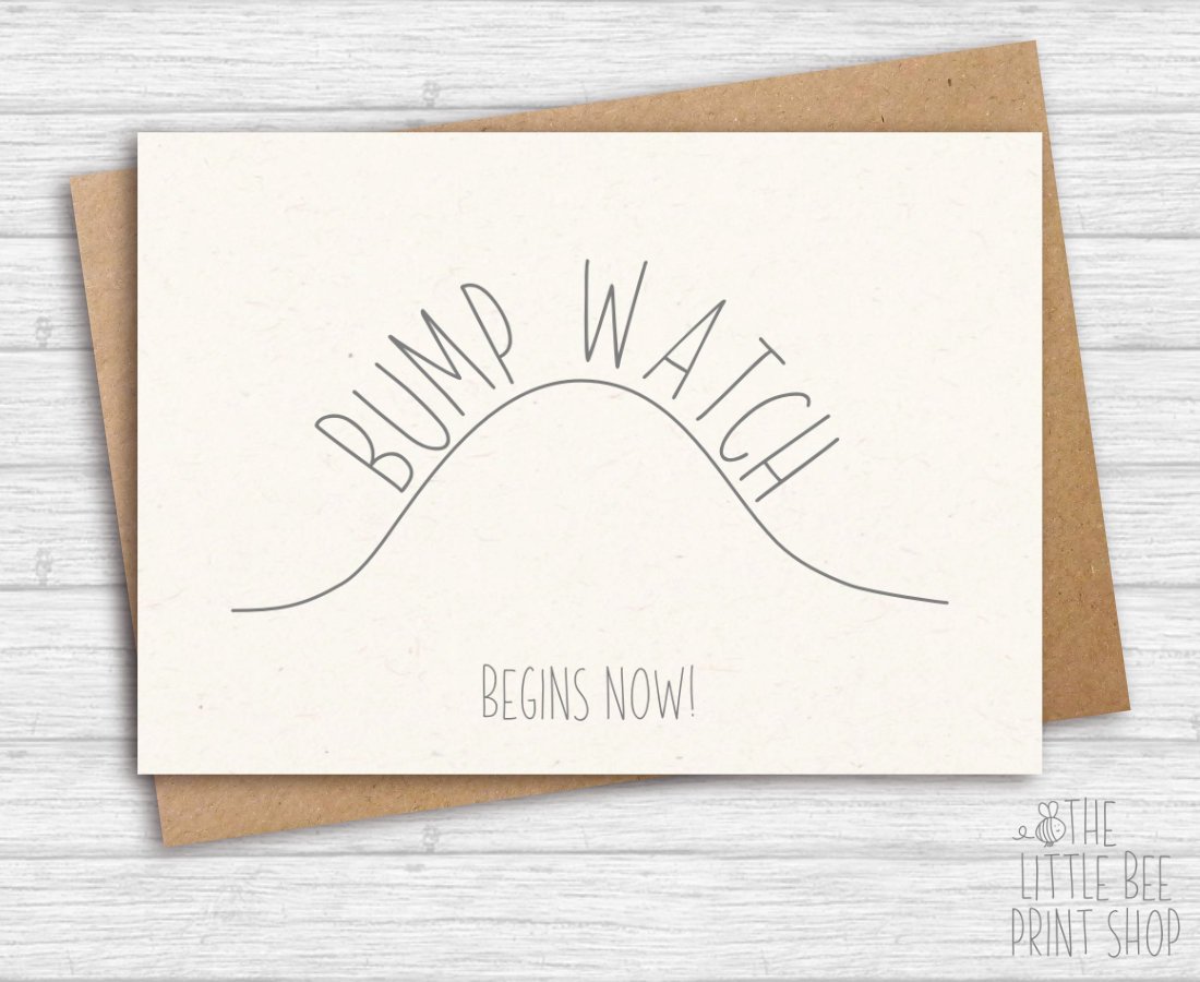 Bump Watch Postcard Example