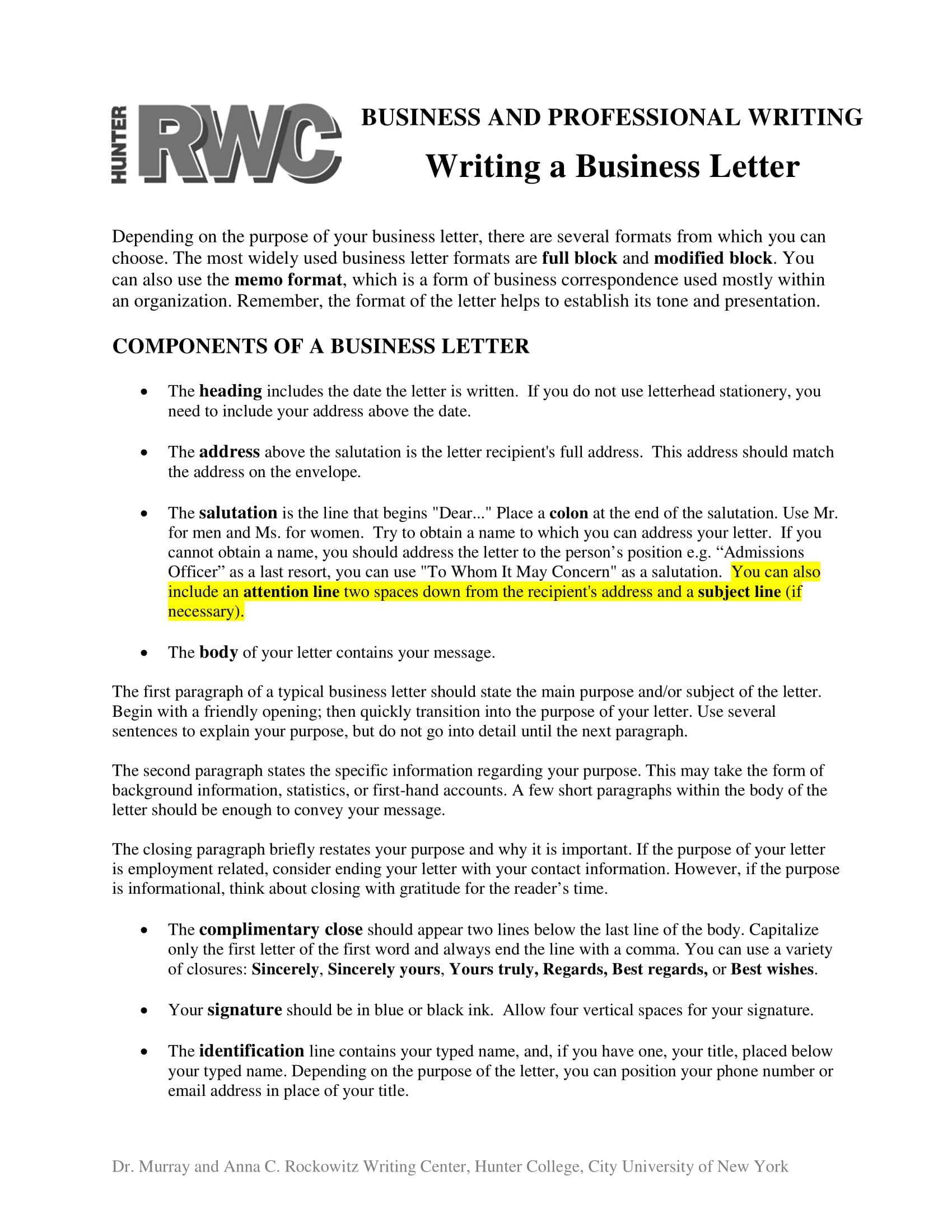 Business Formal Letter 8 Examples Format Tips PDF